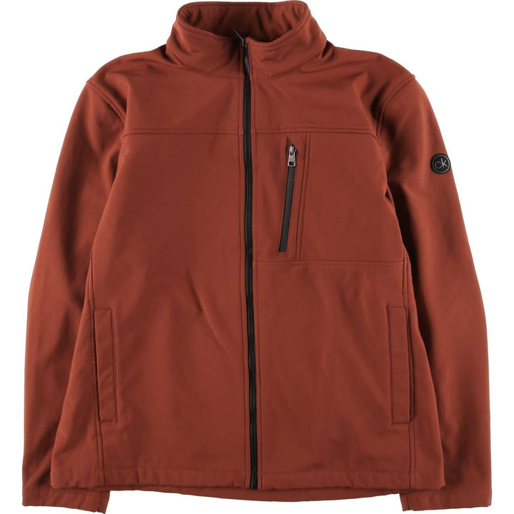 Calvin Klein windbreaker, men's size XL polyester red type reddish brown Vintage Second Hand