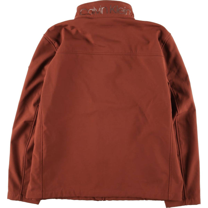 Calvin Klein windbreaker, men's size XL polyester red type reddish brown Vintage Second Hand