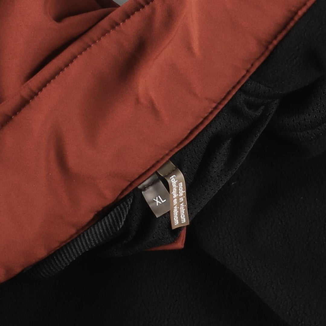 Calvin Klein windbreaker, men's size XL polyester red type reddish brown Vintage Second Hand