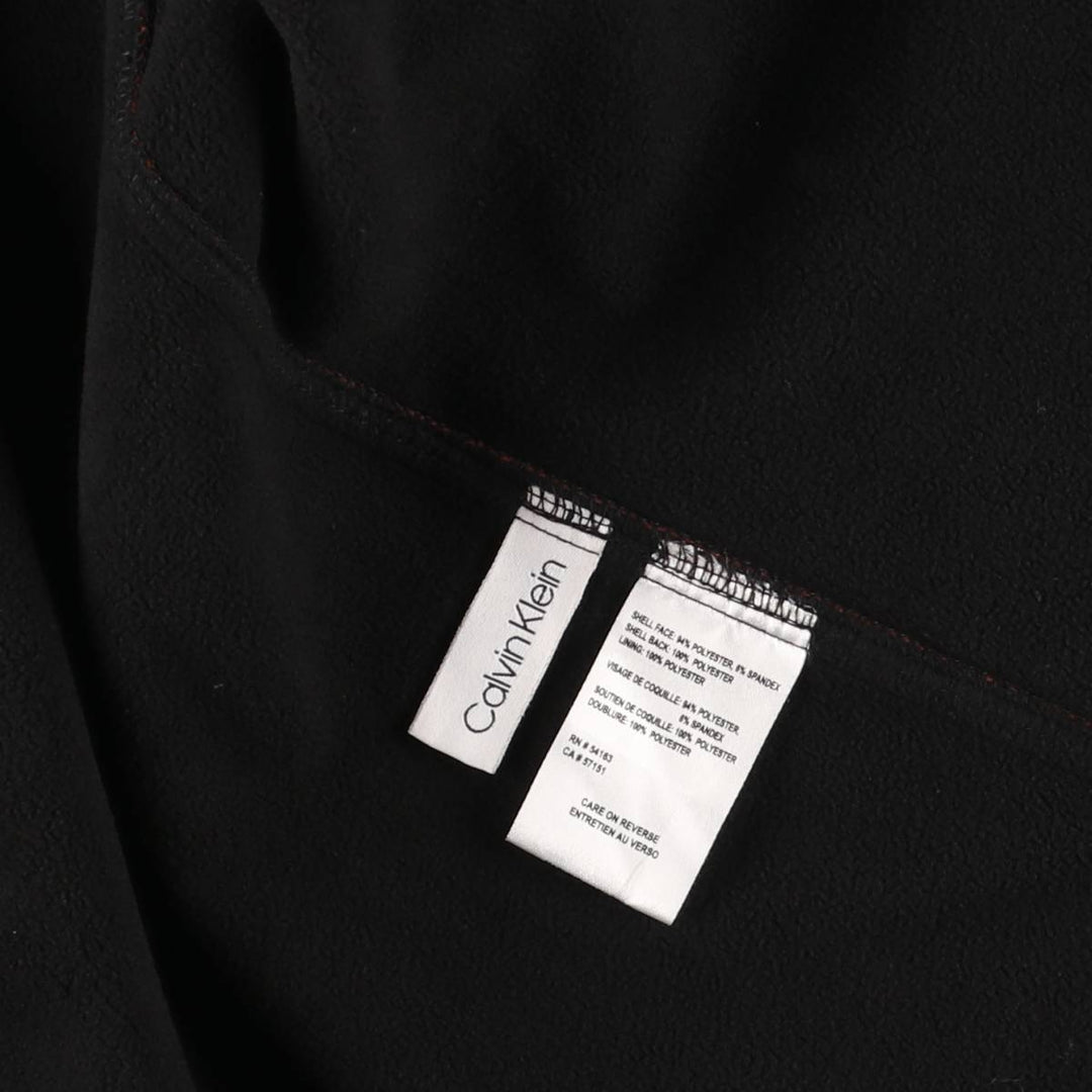 Calvin Klein windbreaker, men's size XL polyester red type reddish brown Vintage Second Hand