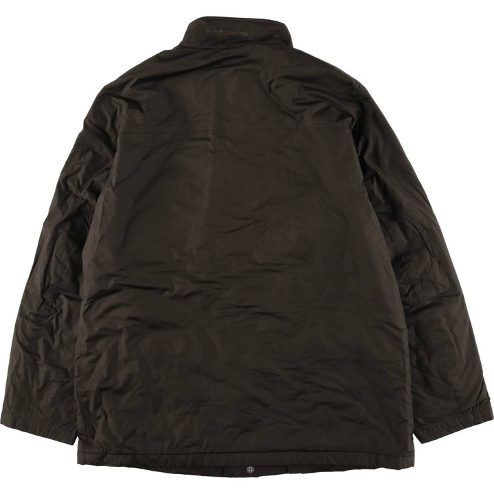 Lacoste windbreaker, men's size XL polyester brown type Vintage Second Hand