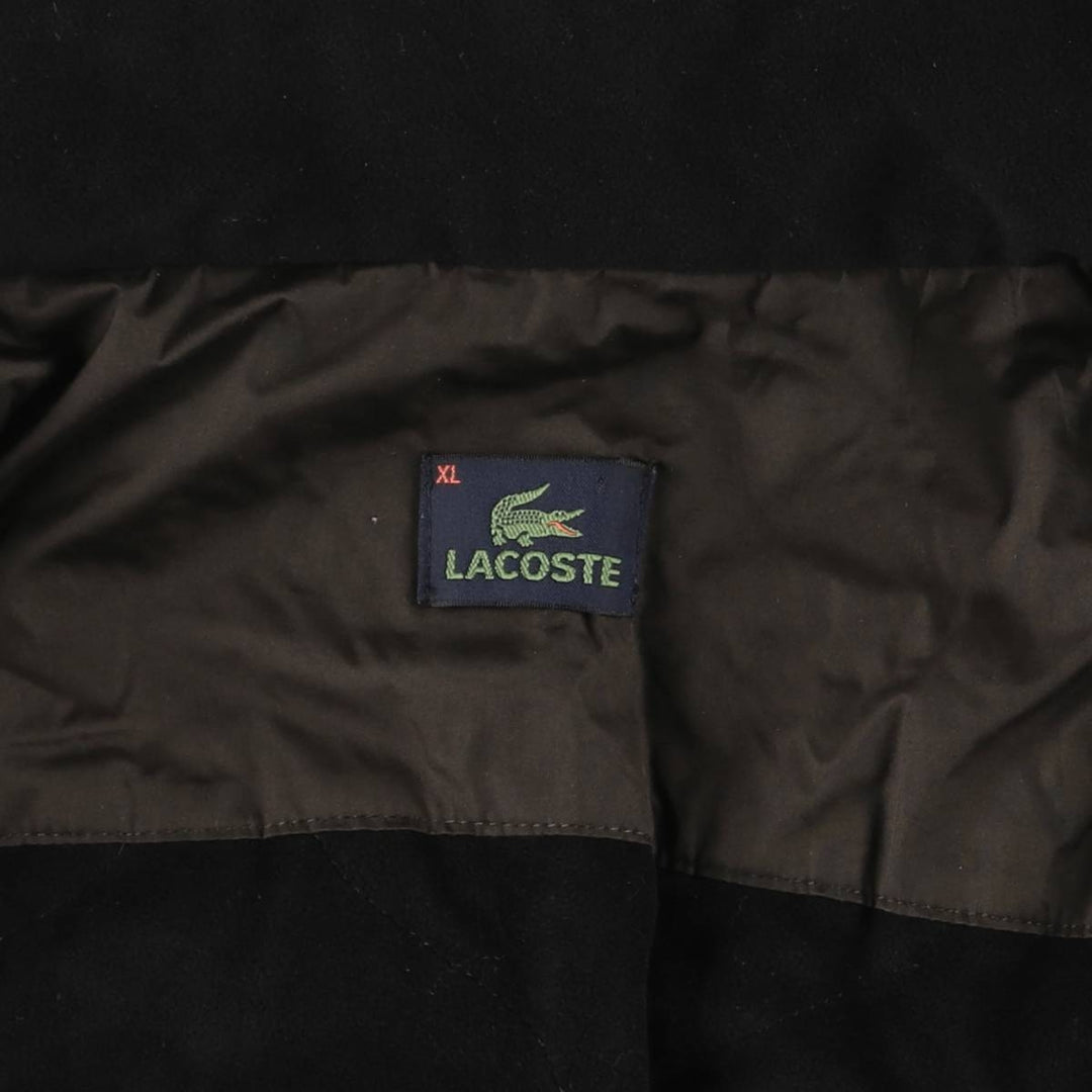 Lacoste windbreaker, men's size XL polyester brown type Vintage Second Hand