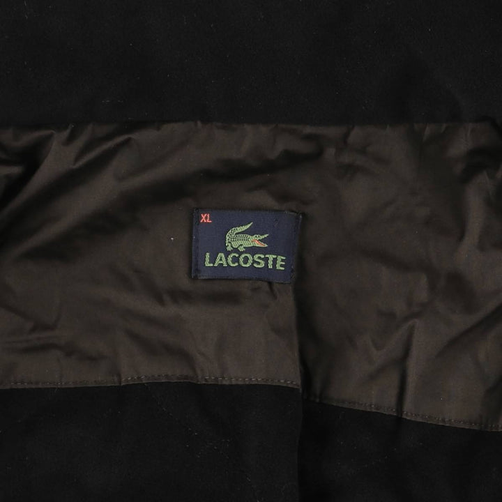 Lacoste windbreaker, men's size XL polyester brown type Vintage Second Hand