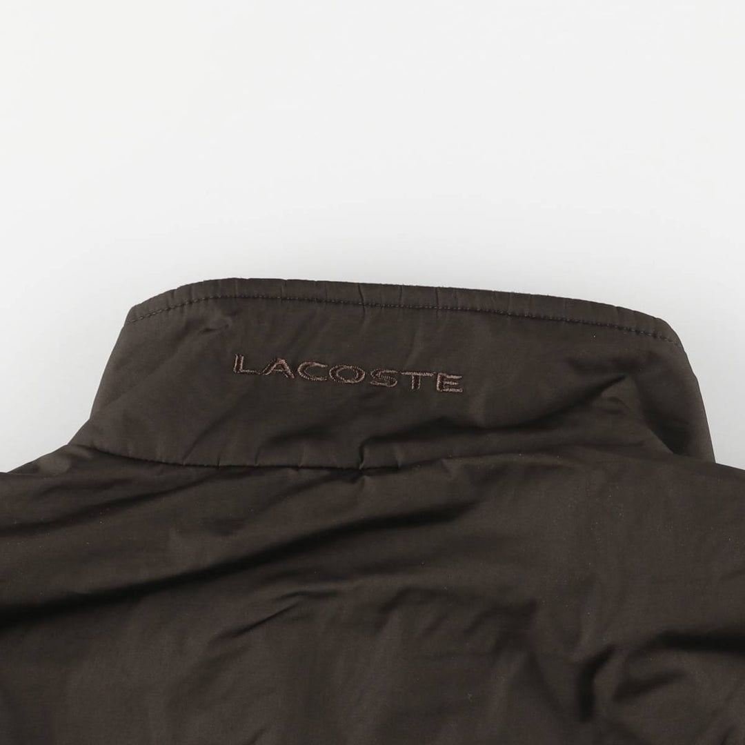 Lacoste windbreaker, men's size XL polyester brown type Vintage Second Hand