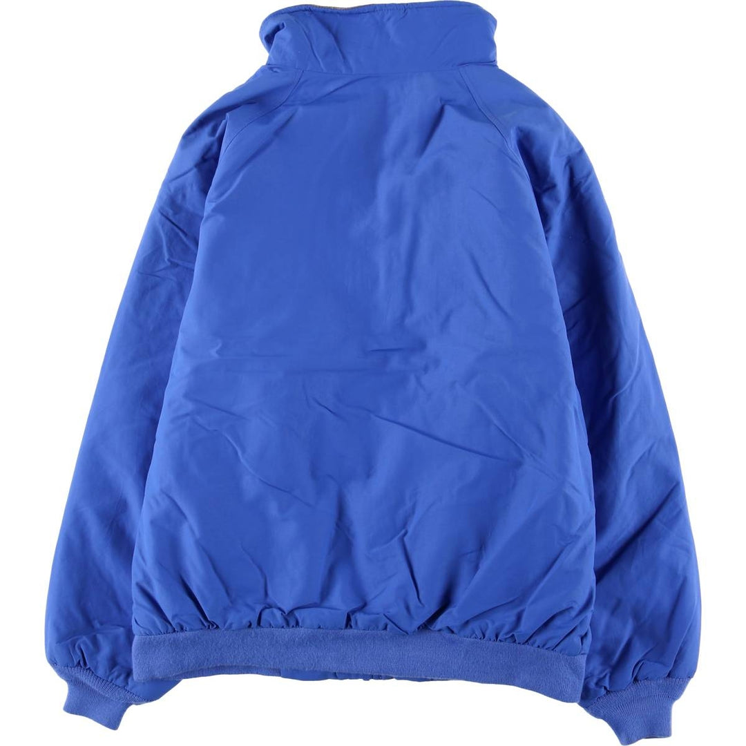 2000'S LANDS' END padded puffer jacket, men's size M Nylon blue type Vintage Second Hand