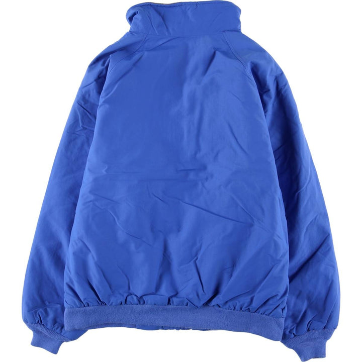 2000'S LANDS' END padded puffer jacket, men's size M Nylon blue type Vintage Second Hand