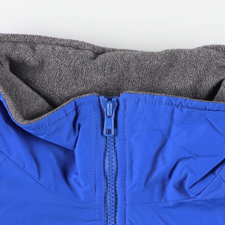 2000'S LANDS' END padded puffer jacket, men's size M Nylon blue type Vintage Second Hand