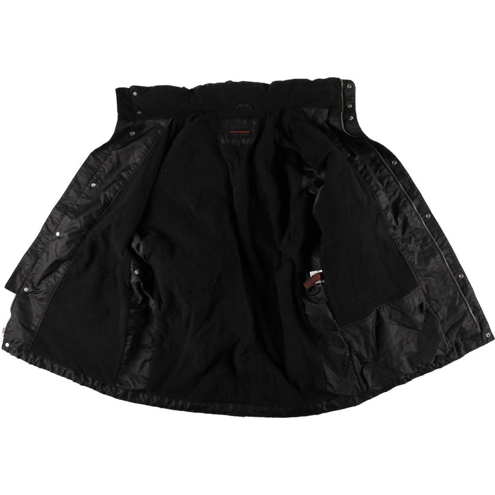 2000'S Banana Republic padded puffer jacket, men's size XL Polyurethane black type Vintage Second Hand