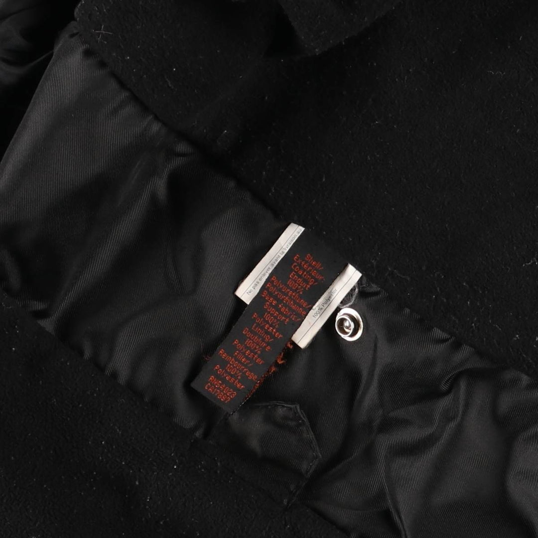 2000'S Banana Republic padded puffer jacket, men's size XL Polyurethane black type Vintage Second Hand