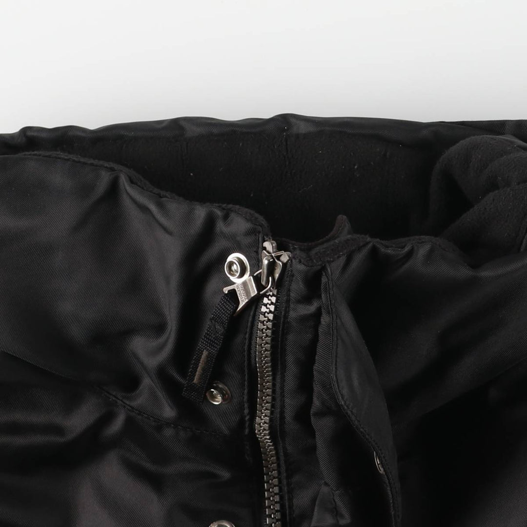 2000'S Banana Republic padded puffer jacket, men's size XL Polyurethane black type Vintage Second Hand