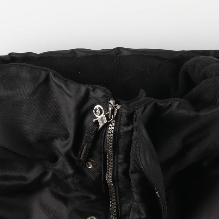 2000'S Banana Republic padded puffer jacket, men's size XL Polyurethane black type Vintage Second Hand