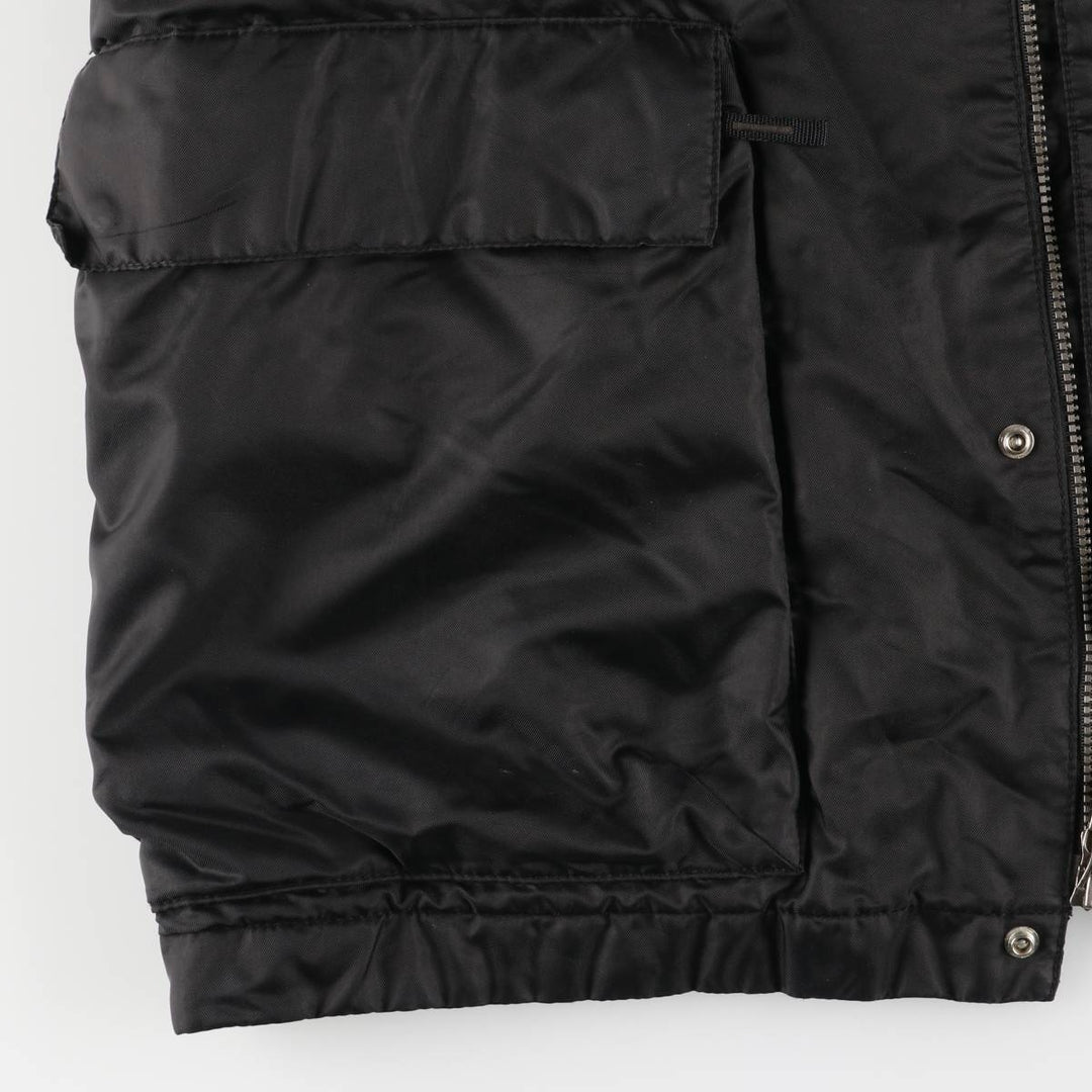 2000'S Banana Republic padded puffer jacket, men's size XL Polyurethane black type Vintage Second Hand