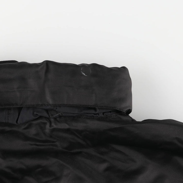 2000'S Banana Republic padded puffer jacket, men's size XL Polyurethane black type Vintage Second Hand