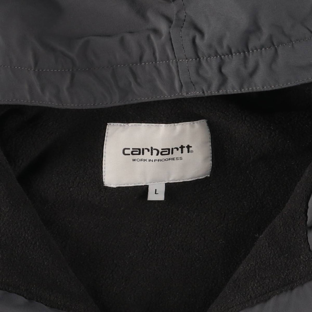 Carhartt Nimbus Pullover Anorak Parka, Men's Size L Nylon gray type Vintage Second Hand