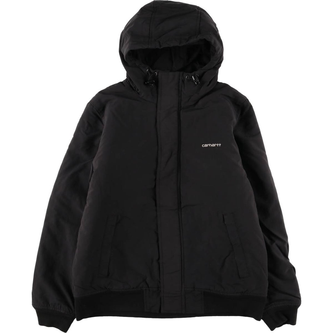2000'S Carhartt KODIAK BLOUSON, a padded hoodie and puffer jacket, size L, for men Nylon black type Vintage Second Hand