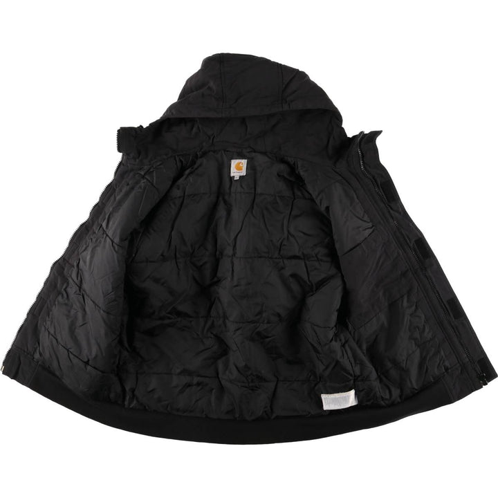 2000'S Carhartt KODIAK BLOUSON, a padded hoodie and puffer jacket, size L, for men Nylon black type Vintage Second Hand
