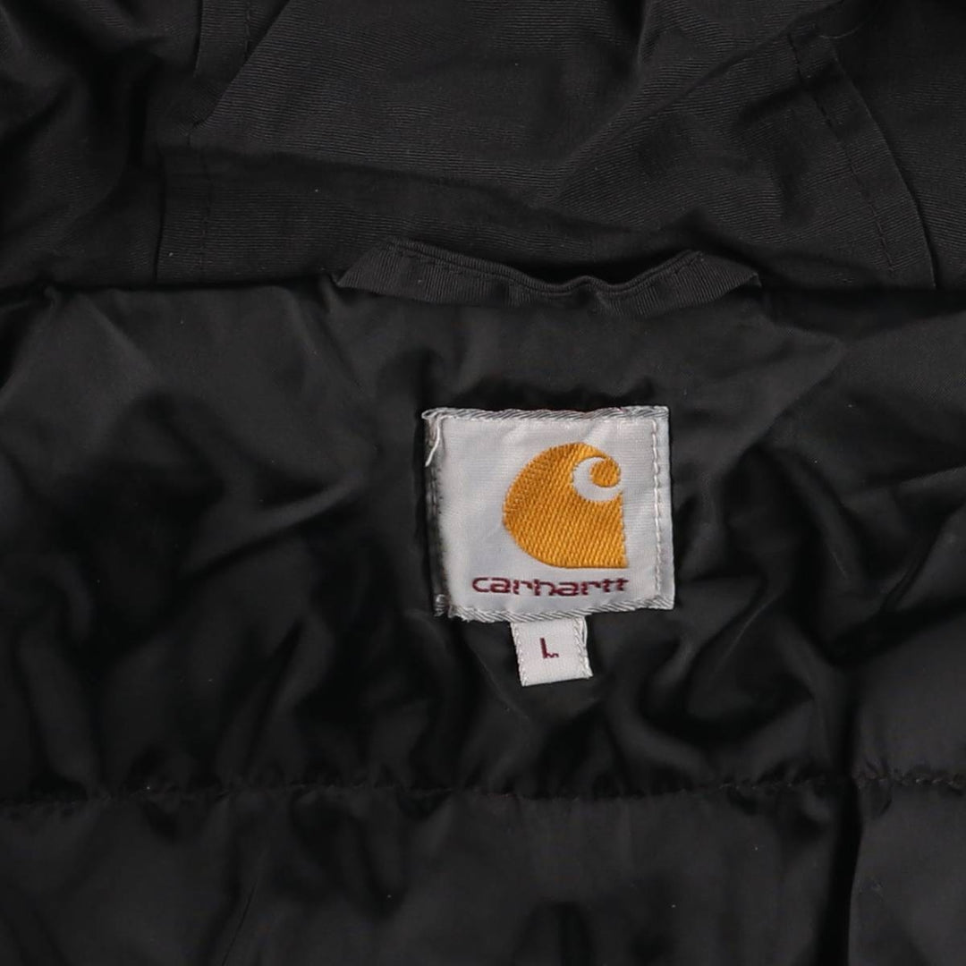 2000'S Carhartt KODIAK BLOUSON, a padded hoodie and puffer jacket, size L, for men Nylon black type Vintage Second Hand
