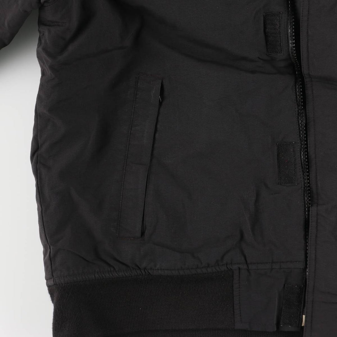 2000'S Carhartt KODIAK BLOUSON, a padded hoodie and puffer jacket, size L, for men Nylon black type Vintage Second Hand
