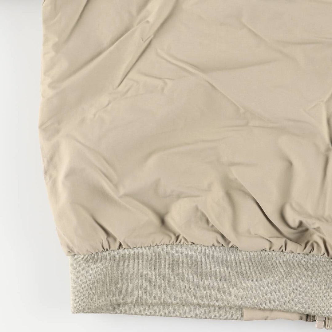 Vintage 80s-90'S Lands' End padded puffer jacket, men's size L Nylon Beige type Vintage Second Hand