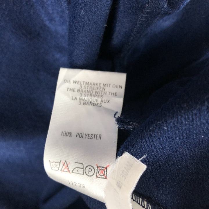 90'S adidas Trefoil logo jersey track jacket, size M polyester navy blue type Vintage Second Hand