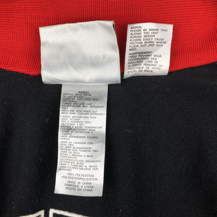 90'S adidas AC Milan back logo track jacket, men's size L polyester red type Vintage Second Hand