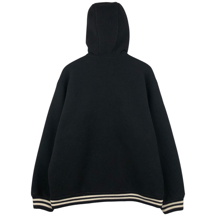 2000'S Nike Fleece Full Zip Hoodie, Men's Size L polyester black type Vintage Second Hand