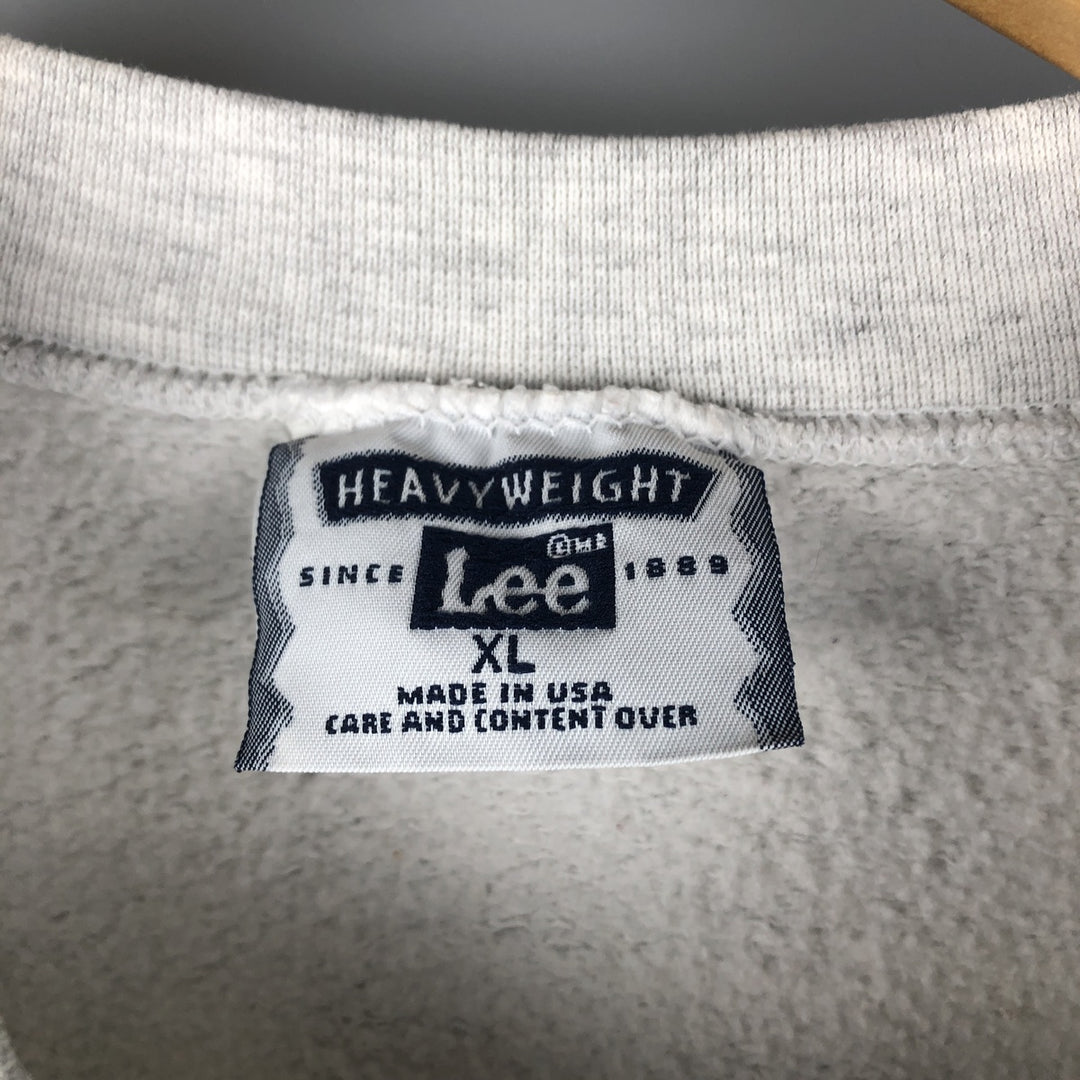Vintage 1990'S Lee University Health Systems Advertising Sweatshirt, Made in USA, Men's XL cotton gray type Vintage Second Hand