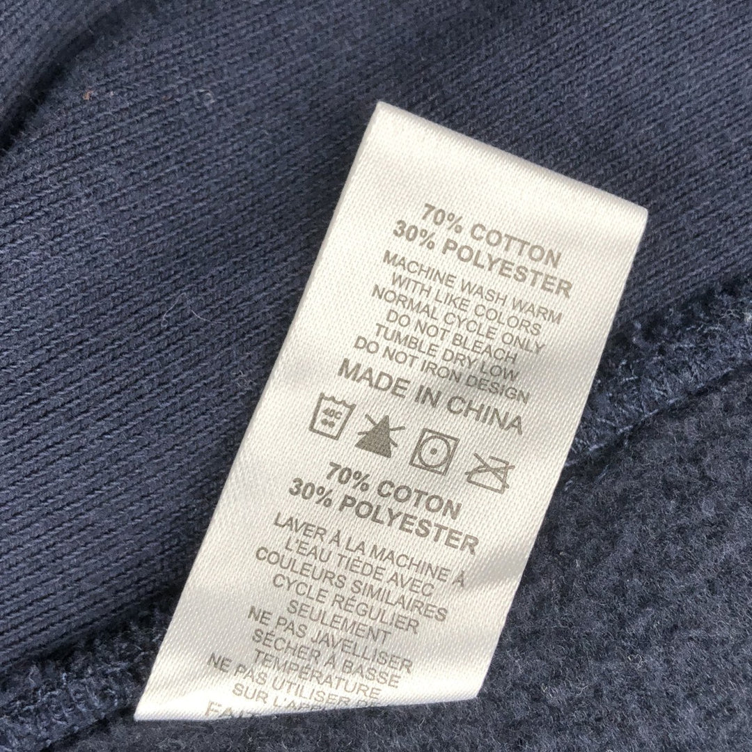 INDEPENDENT TRADING COMPANY OPTIMUM Advertising Sweatshirt Pullover Hoodie, Men's Size L cotton navy blue type Vintage Second Hand
