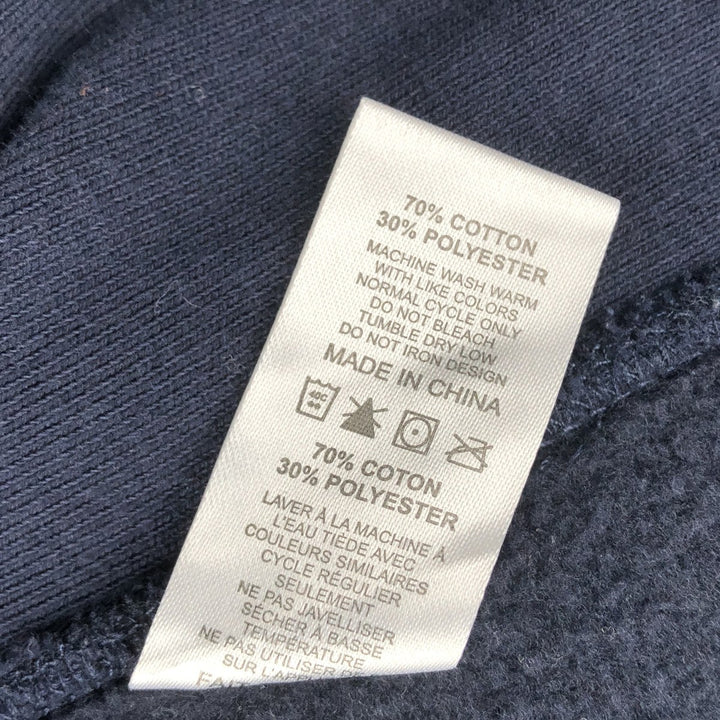 INDEPENDENT TRADING COMPANY OPTIMUM Advertising Sweatshirt Pullover Hoodie, Men's Size L cotton navy blue type Vintage Second Hand