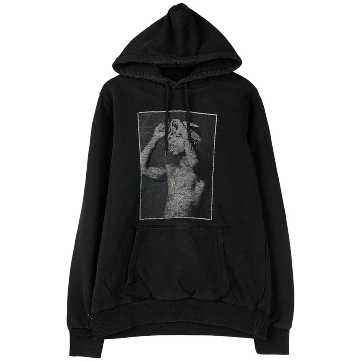 2pac Rap Sweatshirt Pullover Hoodie, Men's Size Small unclear black type Vintage Second Hand