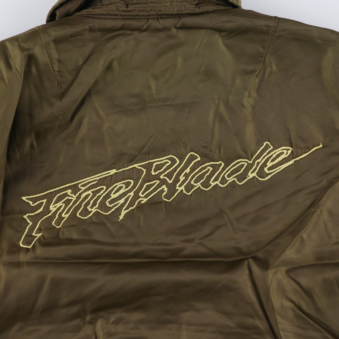 Civilian CROSSBY MA-1 Style Padded Military Flight Jacket, Men's Size XL unclear brown type Vintage Second Hand