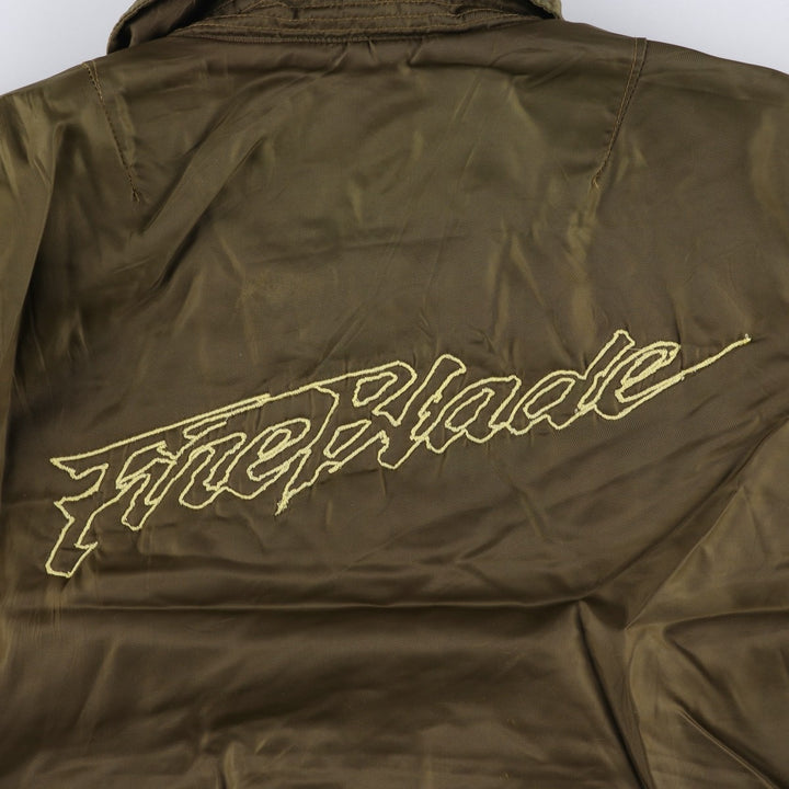 Civilian CROSSBY MA-1 Style Padded Military Flight Jacket, Men's Size XL unclear brown type Vintage Second Hand