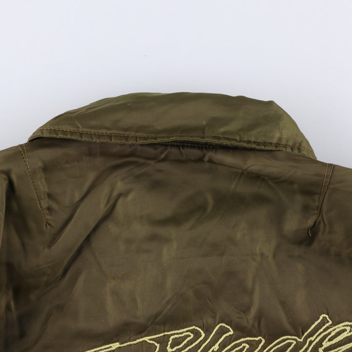 Civilian CROSSBY MA-1 Style Padded Military Flight Jacket, Men's Size XL unclear brown type Vintage Second Hand