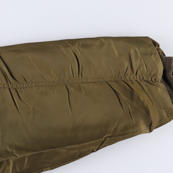 Civilian CROSSBY MA-1 Style Padded Military Flight Jacket, Men's Size XL unclear brown type Vintage Second Hand