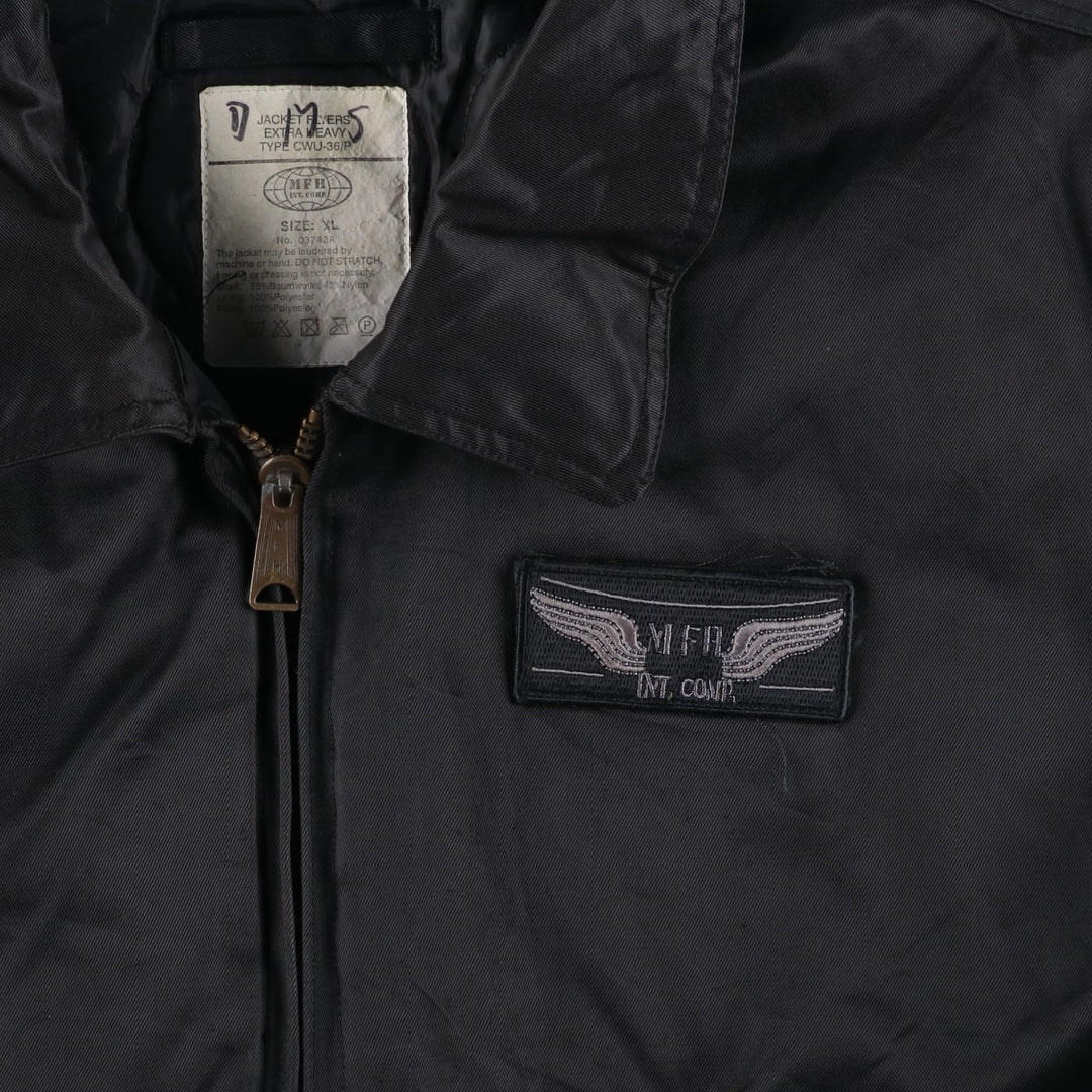 Civilian item MFH CWU-36 cotton black type Vintage Second Hand