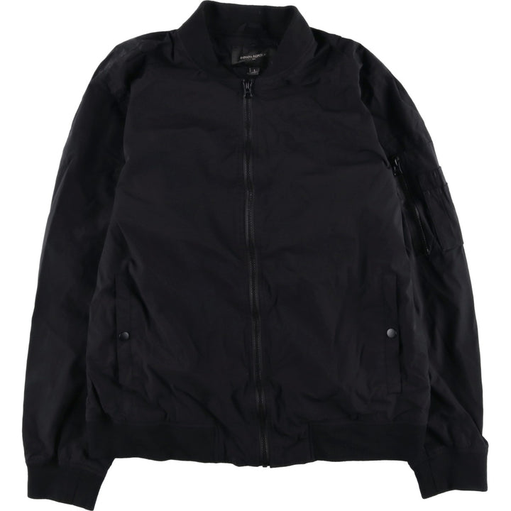 2000'S Banana Republic MA-1 style nylon blouson, men's size L Nylon black type Vintage Second Hand