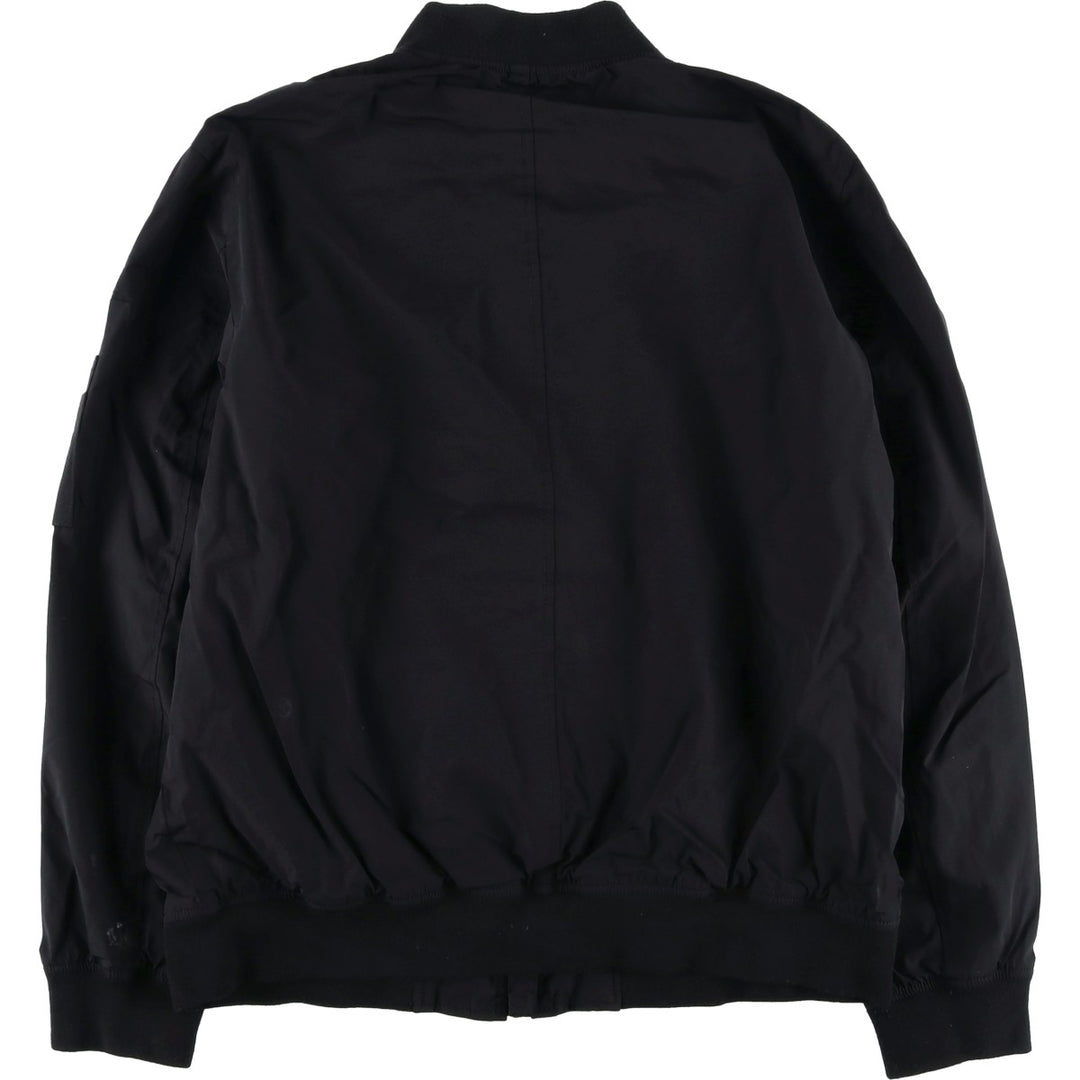 2000'S Banana Republic MA-1 style nylon blouson, men's size L Nylon black type Vintage Second Hand
