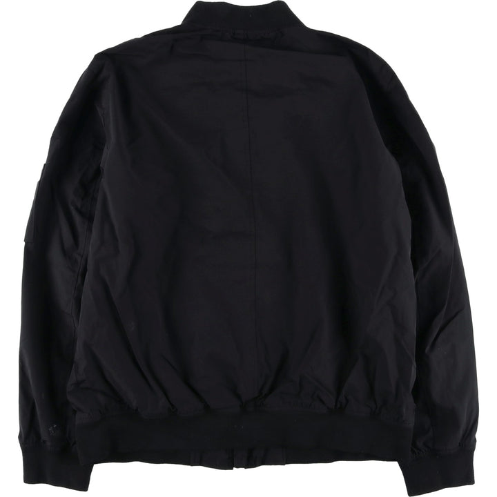 2000'S Banana Republic MA-1 style nylon blouson, men's size L Nylon black type Vintage Second Hand