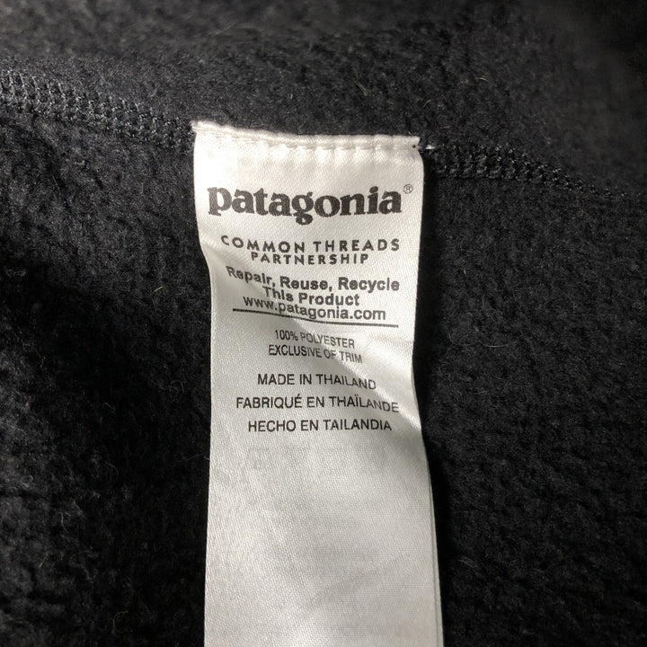 Patagonia Better Sweater 25522FA16 Half-Zip Fleece Pullover, Men's Size Medium polyester black type Vintage Second Hand