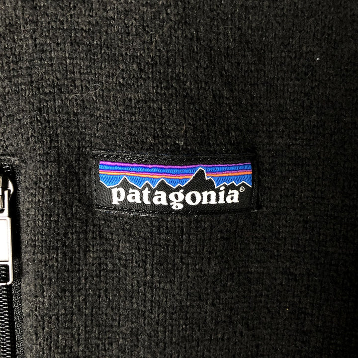 Patagonia Better Sweater 25522FA16 Half-Zip Fleece Pullover, Men's Size Medium polyester black type Vintage Second Hand