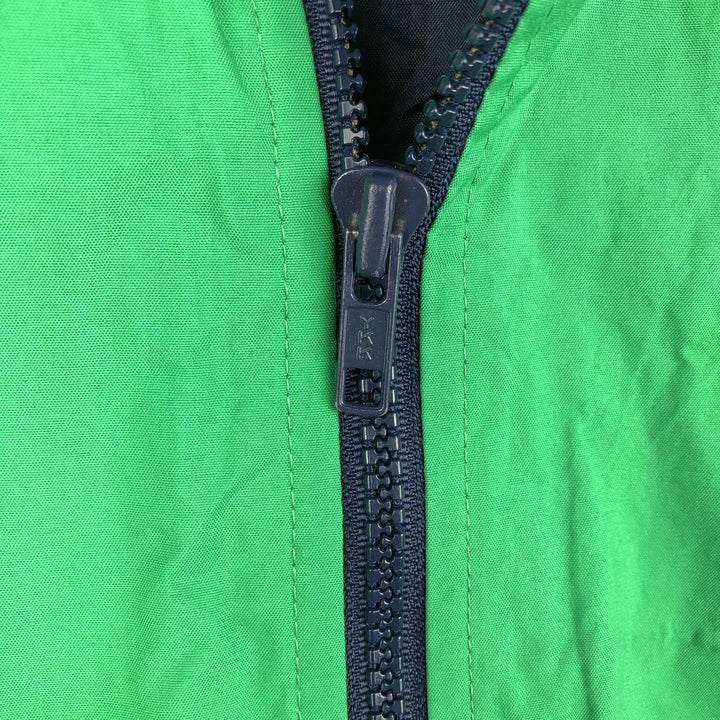 90'S GAP Vintage Half-Zip Nylon and Fleece Jacket, Men's Size Large Nylon green type Vintage Second Hand
