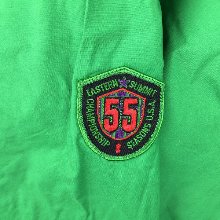 90'S GAP Vintage Half-Zip Nylon and Fleece Jacket, Men's Size Large Nylon green type Vintage Second Hand