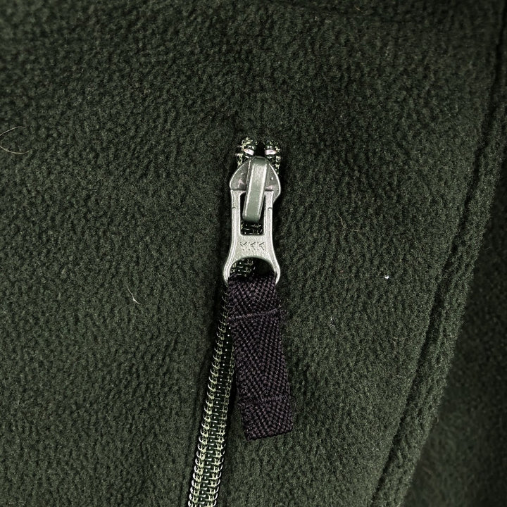 Ralph Lauren CHAPS fleece jacket, men's size L polyester green type Vintage Second Hand