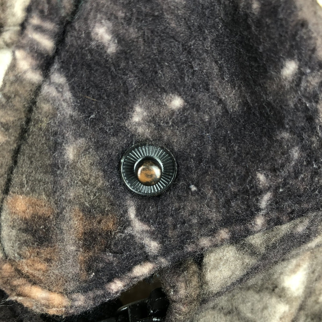 SPARTAN Camouflage Pattern Realtree Camo Fleece Jacket, Made in USA, Men's XL polyester brown type Vintage Second Hand