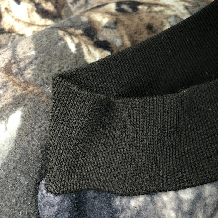 SPARTAN Camouflage Pattern Realtree Camo Fleece Jacket, Made in USA, Men's XL polyester brown type Vintage Second Hand