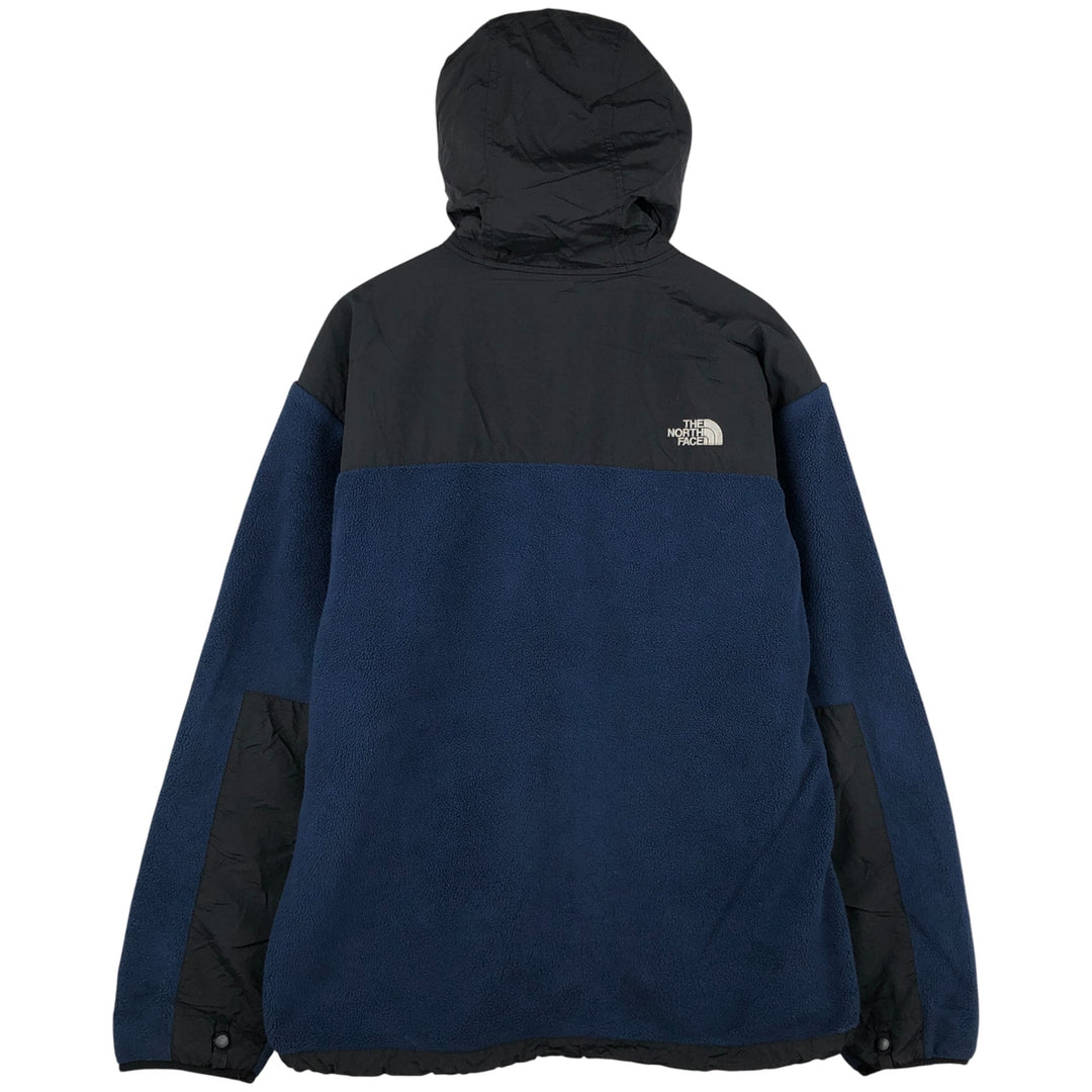 THE NORTH FACE Denali Hoodie Nylon x Fleece Parka Men's XL polyester black type Vintage Second Hand