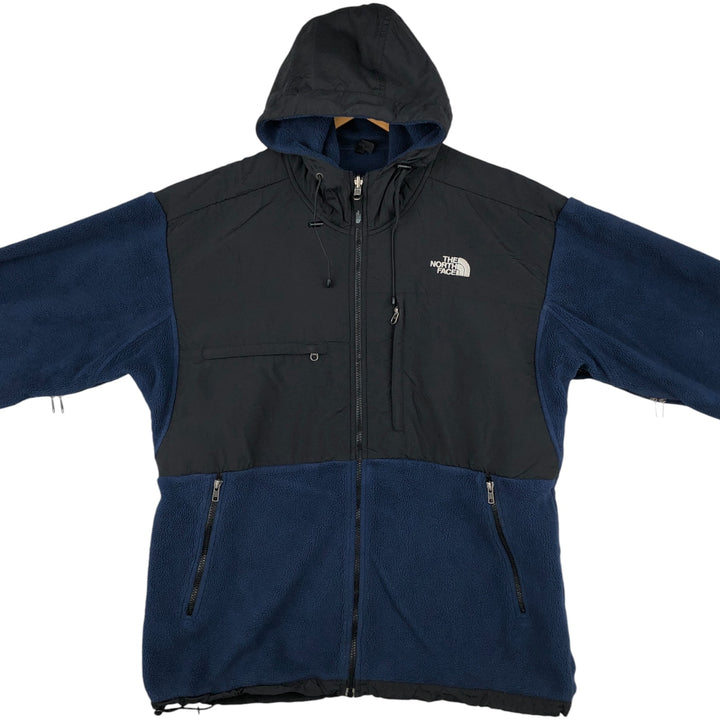 THE NORTH FACE Denali Hoodie Nylon x Fleece Parka Men's XL polyester black type Vintage Second Hand