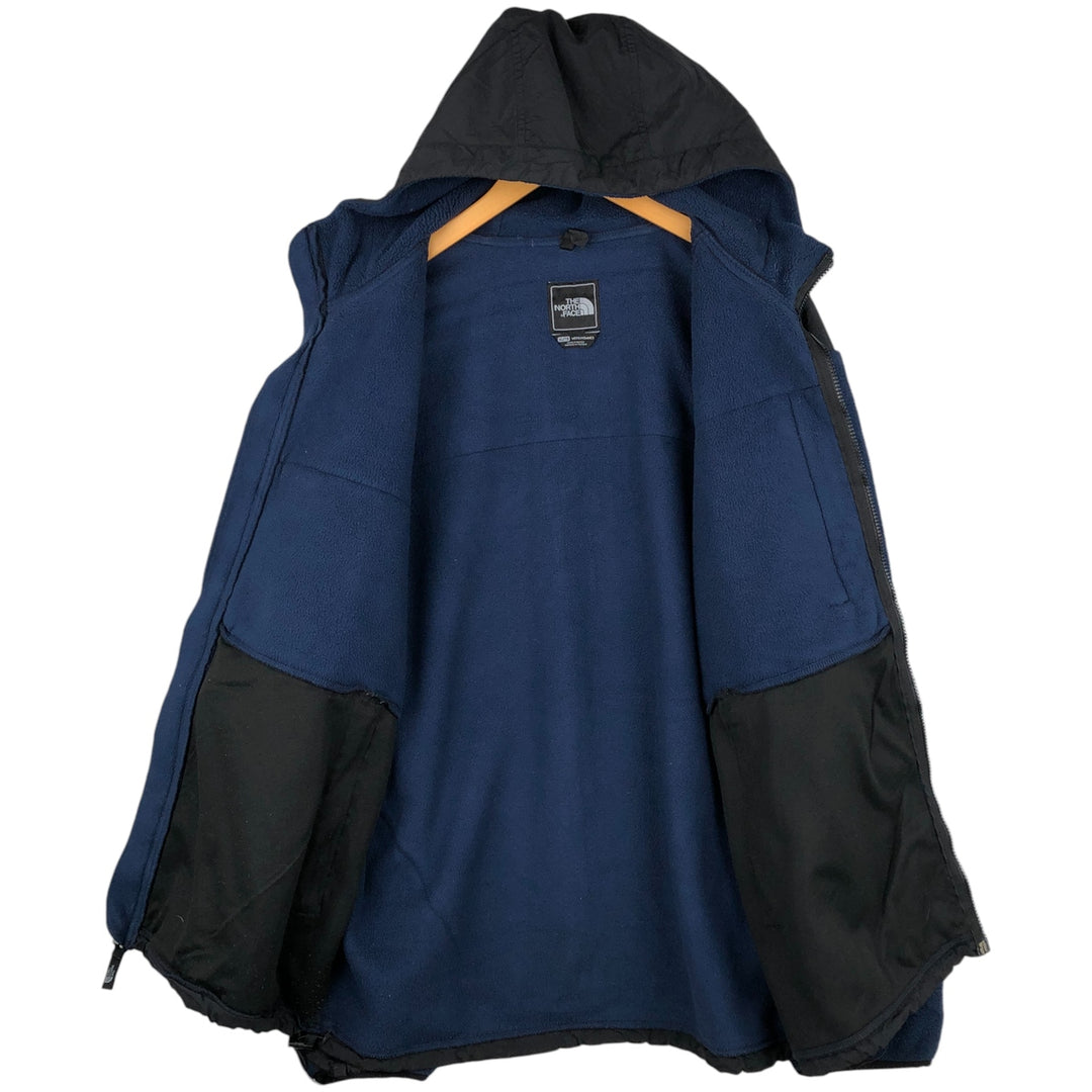THE NORTH FACE Denali Hoodie Nylon x Fleece Parka Men's XL polyester black type Vintage Second Hand