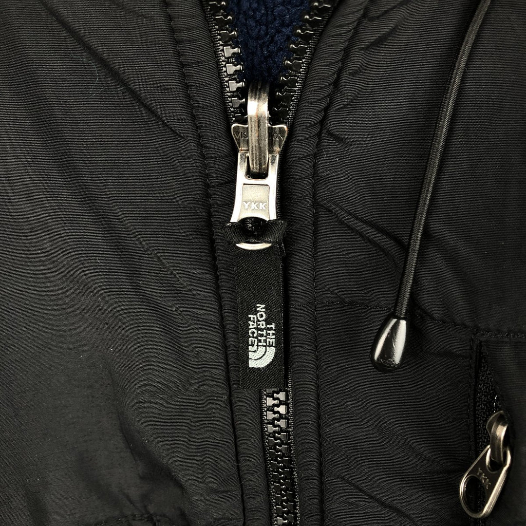 THE NORTH FACE Denali Hoodie Nylon x Fleece Parka Men's XL polyester black type Vintage Second Hand