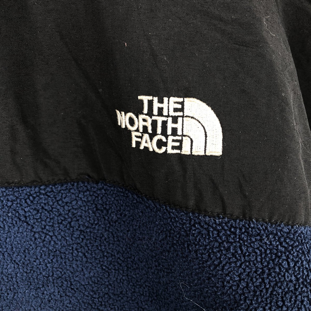 THE NORTH FACE Denali Hoodie Nylon x Fleece Parka Men's XL polyester black type Vintage Second Hand